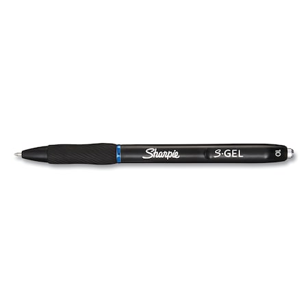 Sharpie S-Gel High-Performance Gel Pen, Retractable, Bold 1 mm, Blue Ink, Black Barrel, PK36 PK 2096127